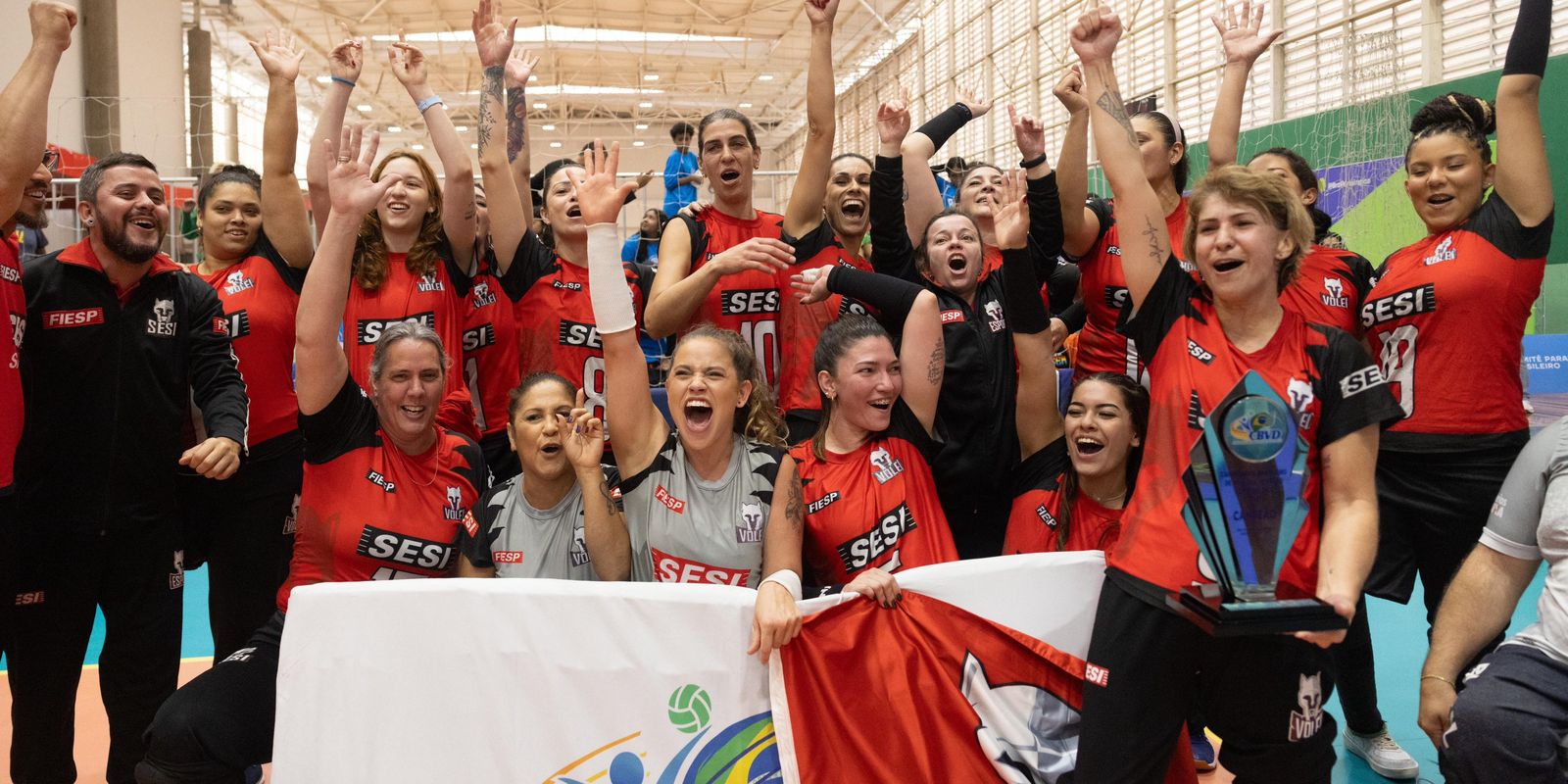 Sesi-SP garante título do Brasileiro de vôlei sentado feminino