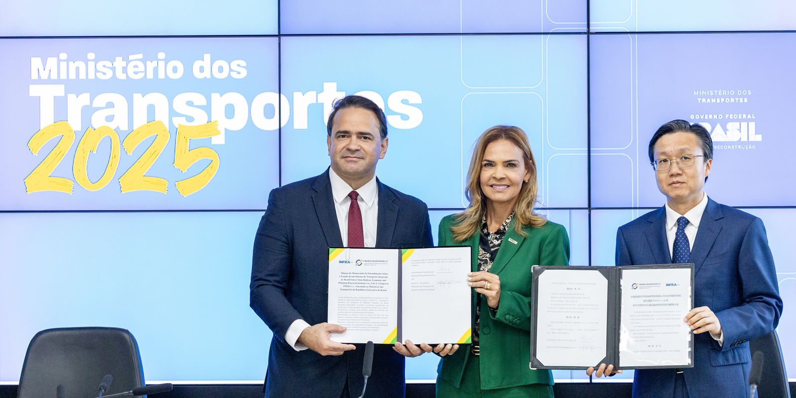 Brasil e China firmam acordo para estudo de ferrovia transoceânica ligando Atlântico e Pacífico