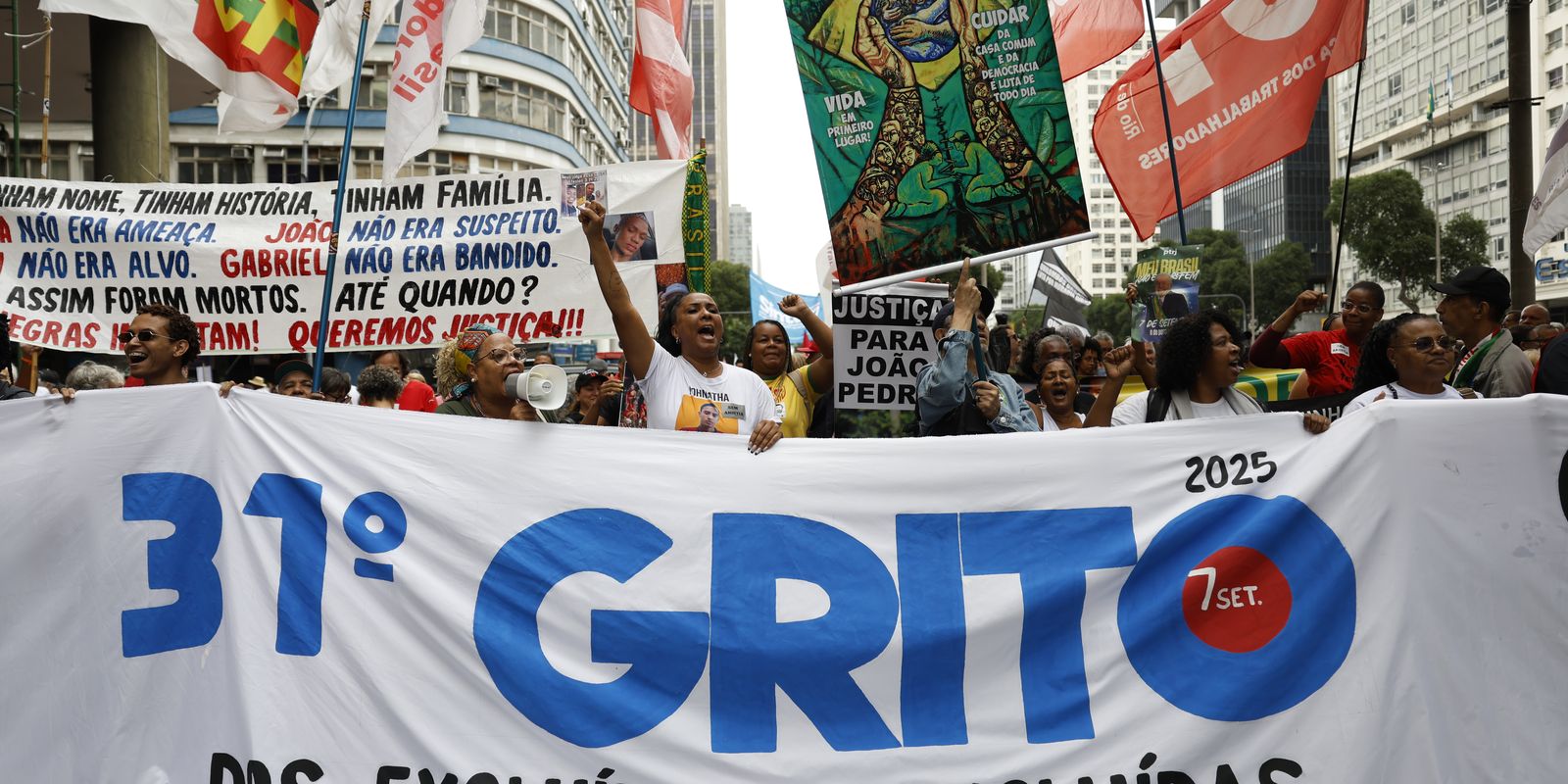 Grito dos Excluídos no Rio cobra justiça e soberania popular
