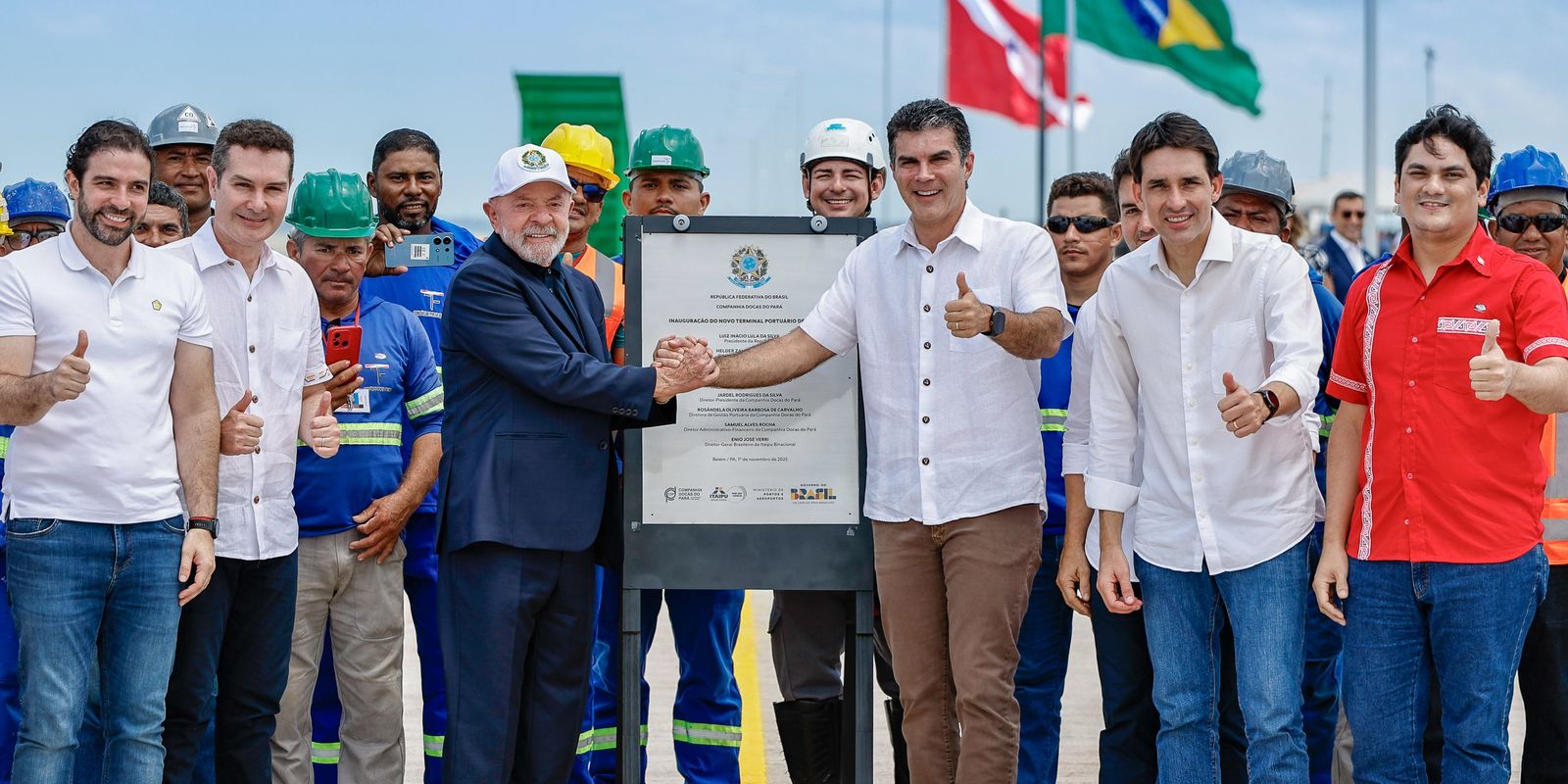 Lula inaugura ampliação do Aeroporto de Belém e modernização do Porto de Outeiro antes da COP30