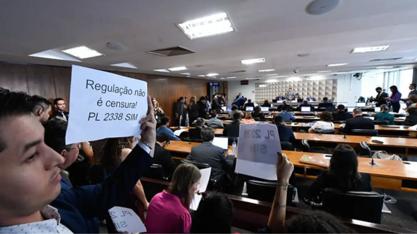 Lei de IA emperra no Congresso enquanto cresce pressão por regras de direitos autorais