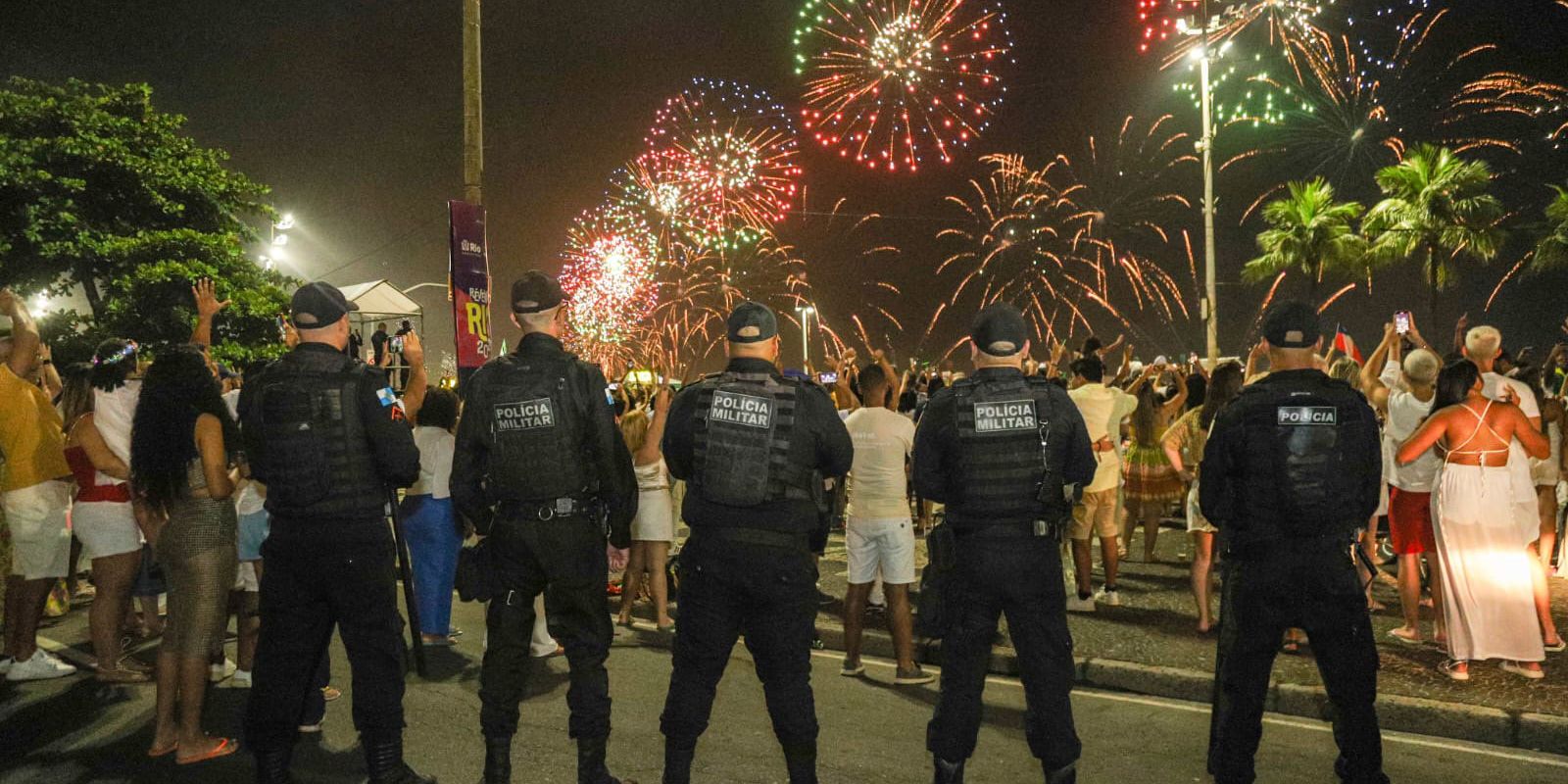 Réveillon no Rio terá 28,7 mil agentes e monitoramento 24 horas