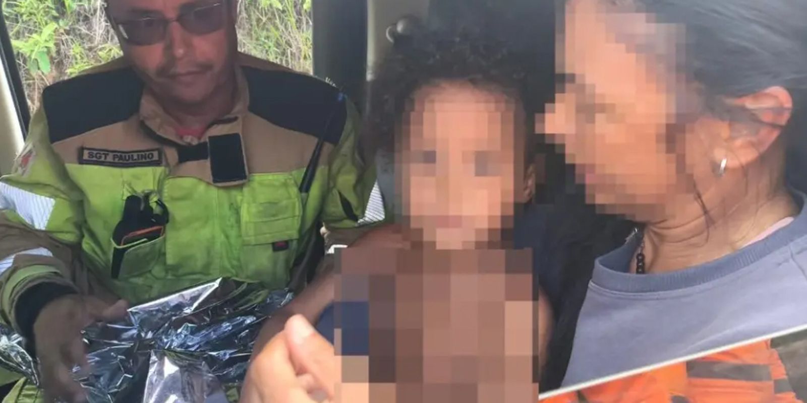 Menina de 4 anos é encontrada viva após dois dias desaparecida em mata de MG