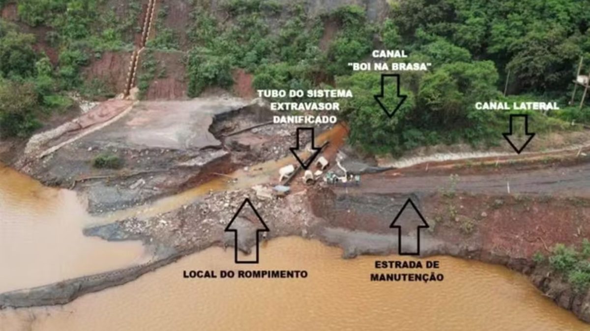 Justiça suspende operações da Vale em Ouro Preto após rompimento de estrutura