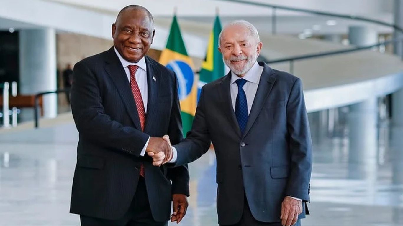 Lula recebe presidente da África do Sul para ampliar comércio e parcerias