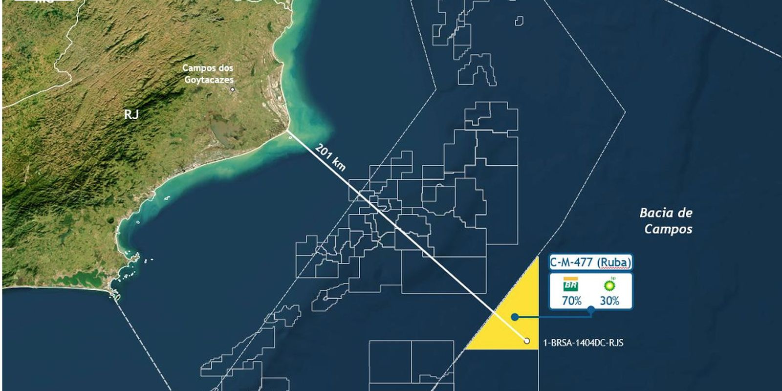 Petrobras faz nova descoberta de petróleo e gás em águas ultraprofundas no litoral do Rio