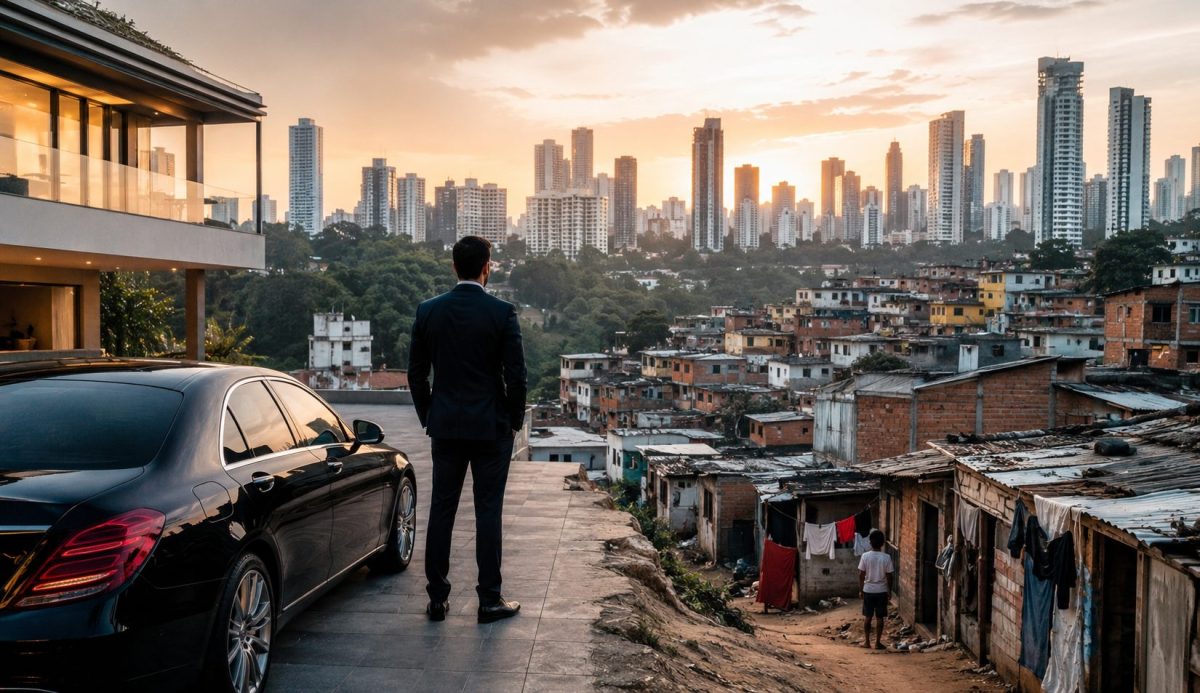 Brasil ganha 9 mil novos milionários, mas desigualdade segue entre as maiores do mundo